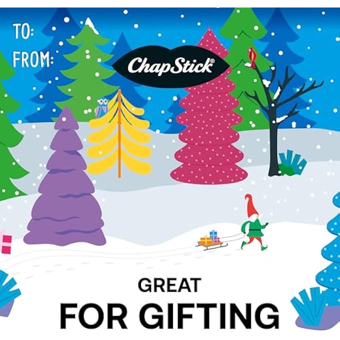 chapstick LIP BALMVARIETY HOLIDAY GIFT SET, STOCKING STUFFERS, CHRISTMAS GIFT 5 COUNT - Image 4